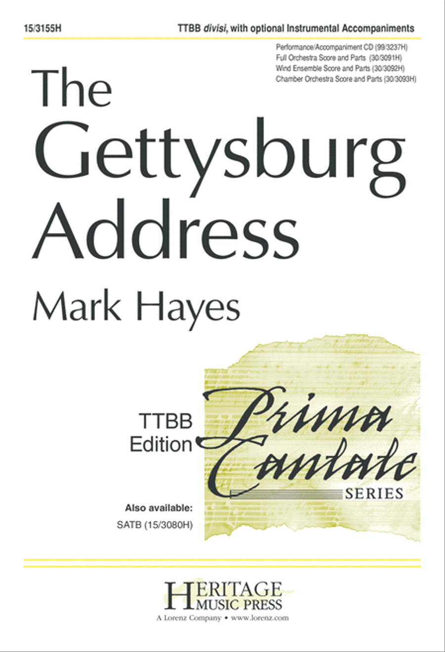 The Gettysburg Address The Gettysburg Address TTBB scores gallery preview page 2