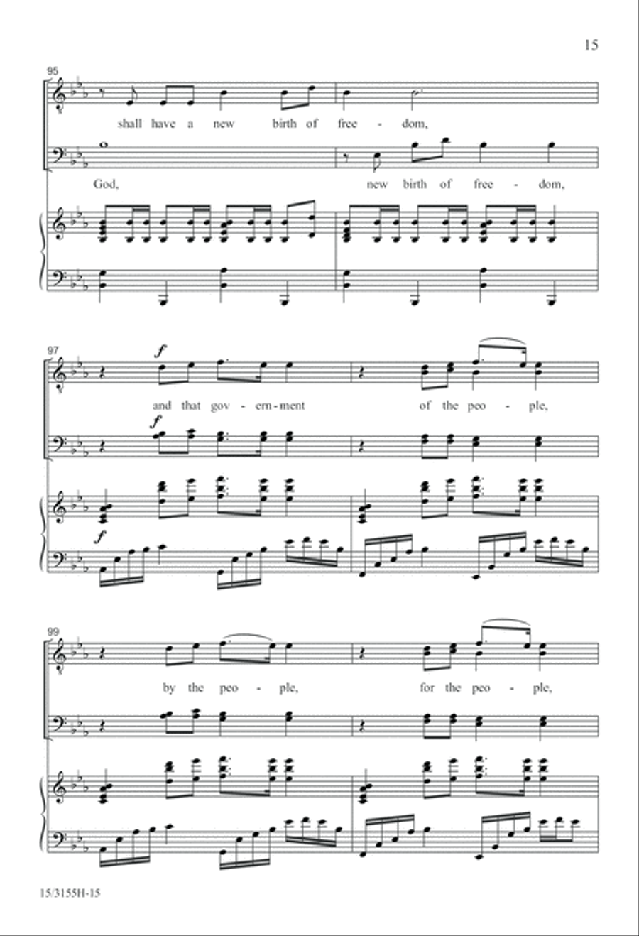 The Gettysburg Address The Gettysburg Address TTBB scores gallery preview page 16