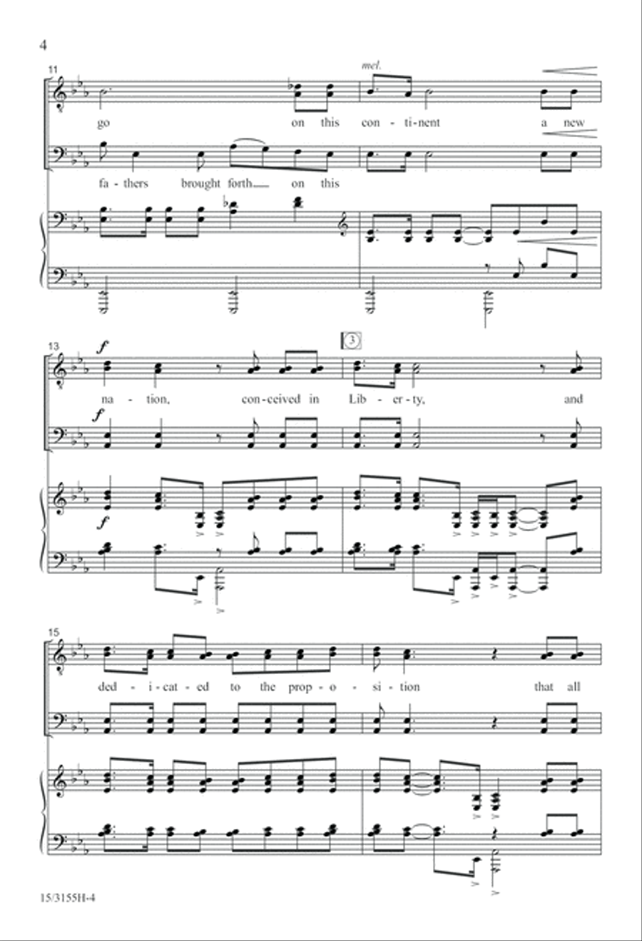 The Gettysburg Address The Gettysburg Address TTBB scores gallery preview page 5