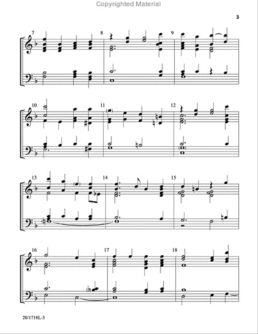 Lead on O King Eternal 3-Octaves scores gallery preview page 3
