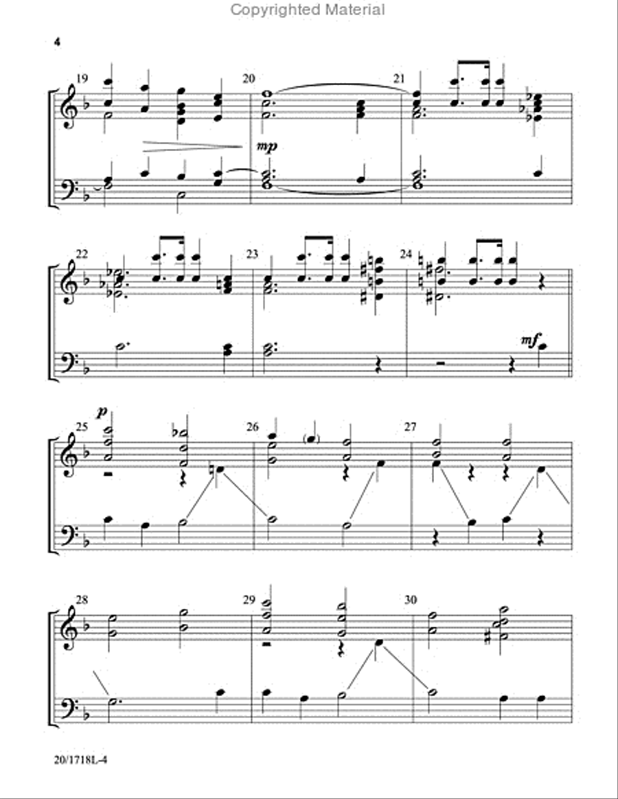 Lead on O King Eternal 3-Octaves scores gallery preview page 4