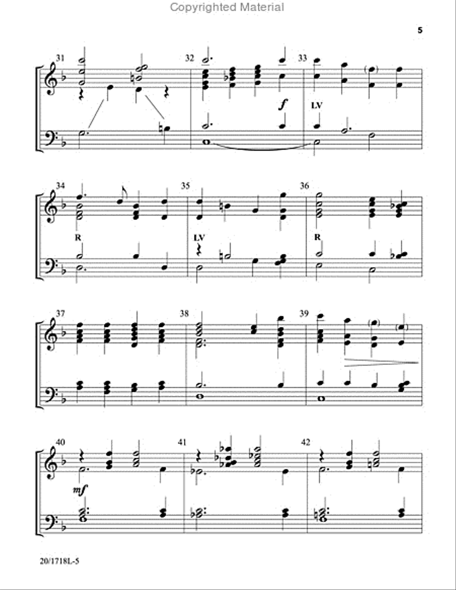 Lead on O King Eternal 3-Octaves scores gallery preview page 5