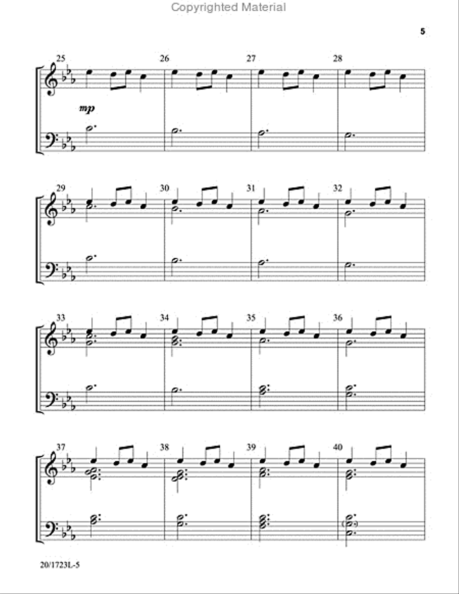 Carol of the Bells Carol of the Bells 3-Octaves scores gallery preview page 4