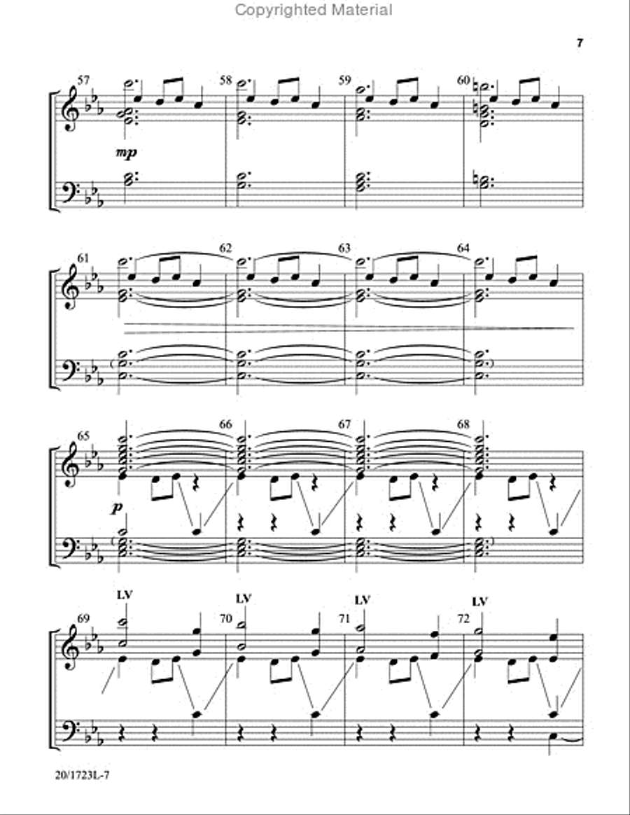 Carol of the Bells Carol of the Bells 3-Octaves scores gallery preview page 6