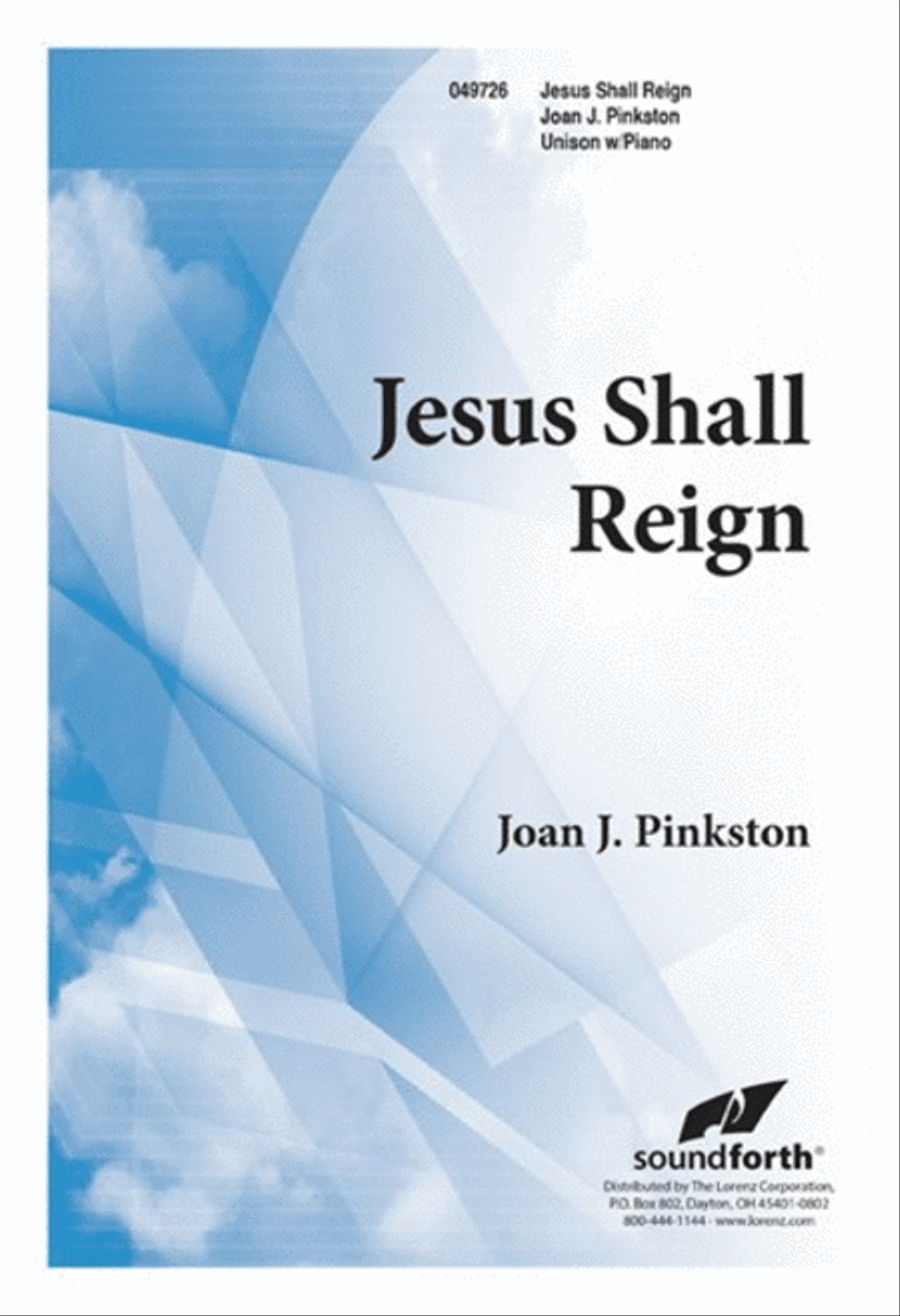 Jesus Shall Reign Unison Choir scores gallery preview page 1