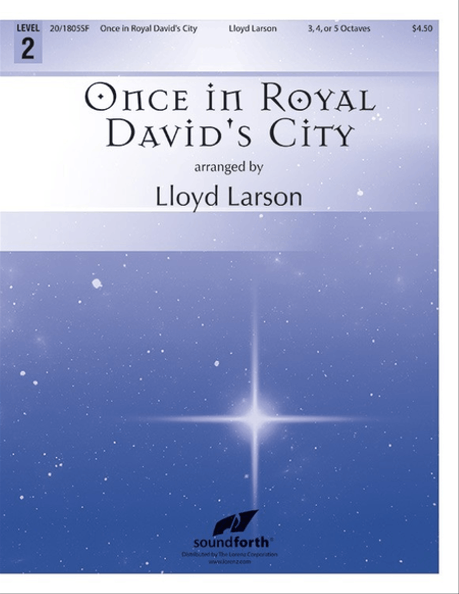 Once in Royal David's City 5-Octaves scores gallery preview page 1