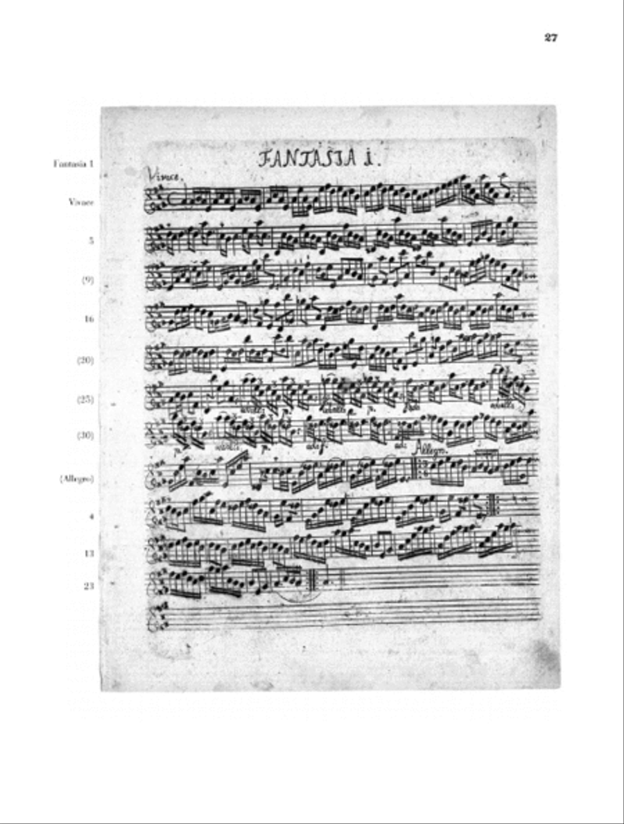 12 Fantasias for Flute Solo TWV 40:2-13 Flute Solo scores gallery preview page 4