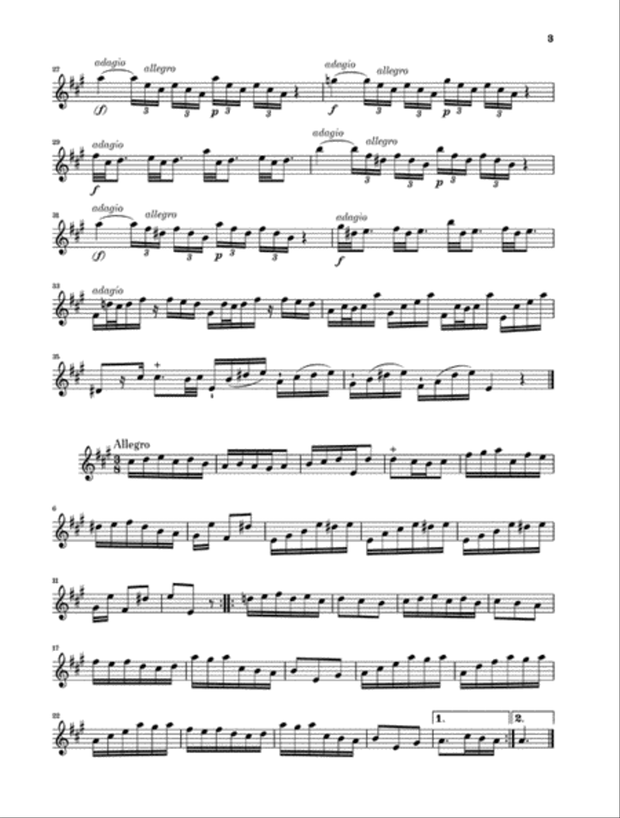 12 Fantasias for Flute Solo TWV 40:2-13 Flute Solo scores gallery preview page 5