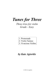 Tunes for Three - Three Easy Trios for Violin - Book 1