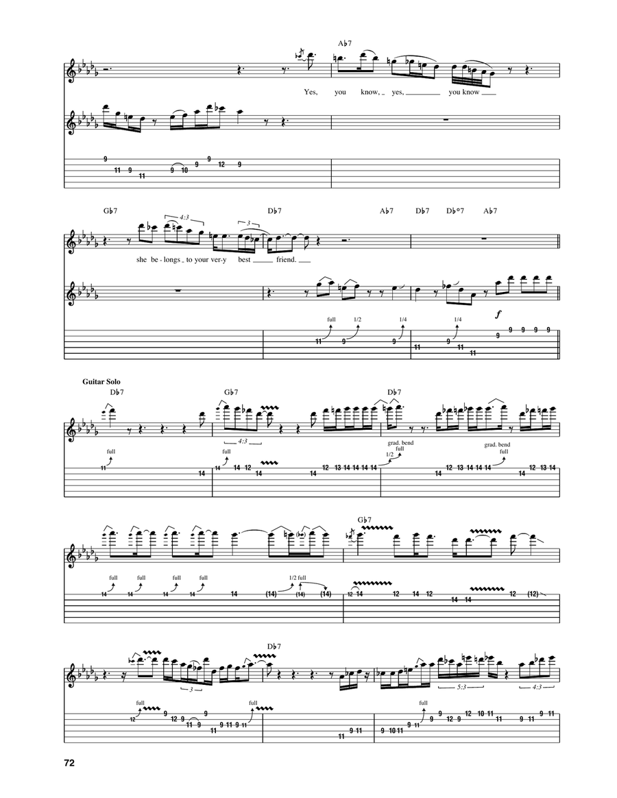 Have You Ever Loved A Woman Acoustic Guitar scores gallery preview page 3