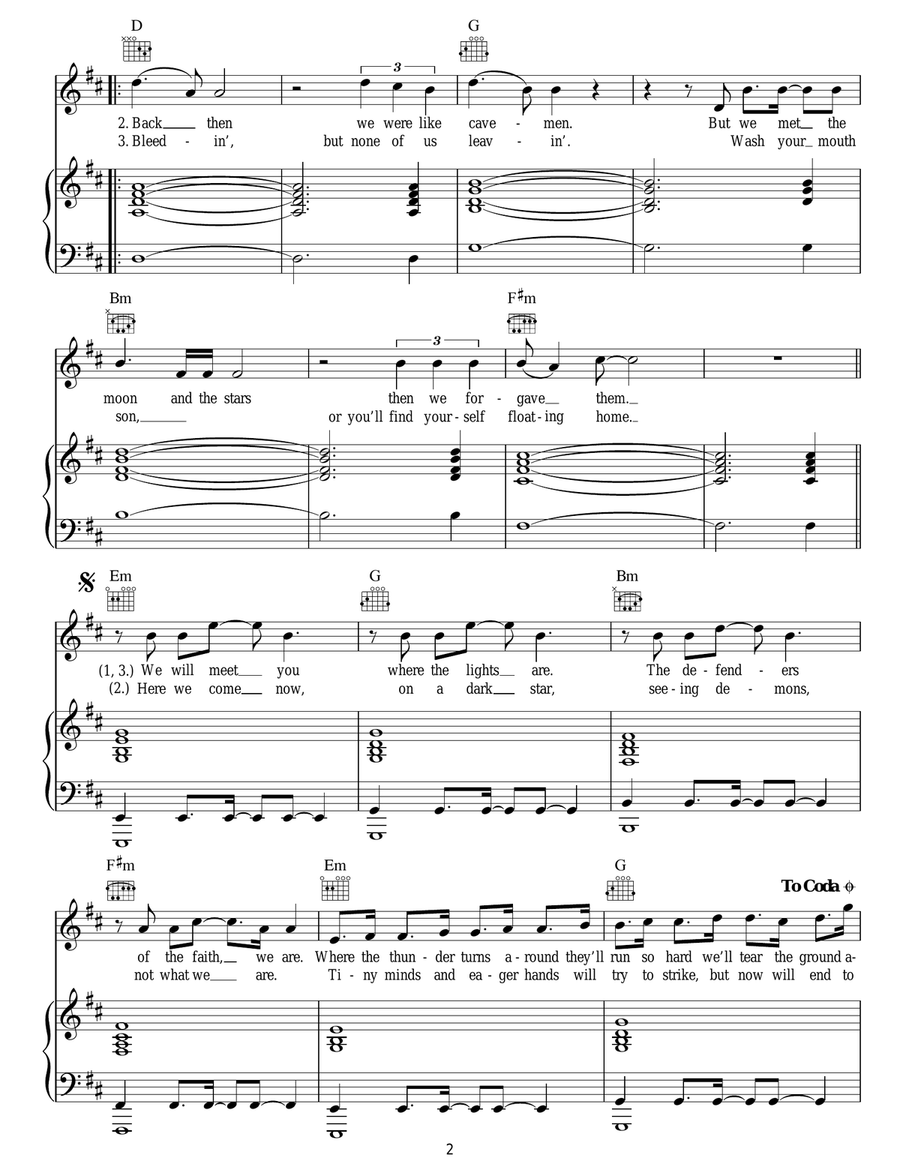 The Flood The Flood Acoustic Guitar scores gallery preview page 2