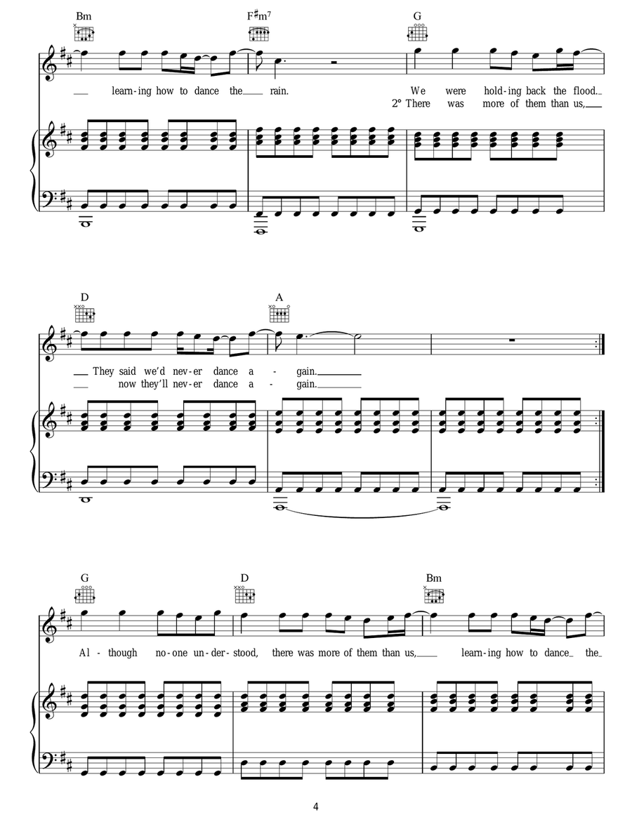The Flood The Flood Acoustic Guitar scores gallery preview page 4