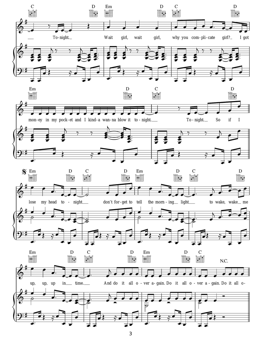 Do It All Over Again Acoustic Guitar scores gallery preview page 3