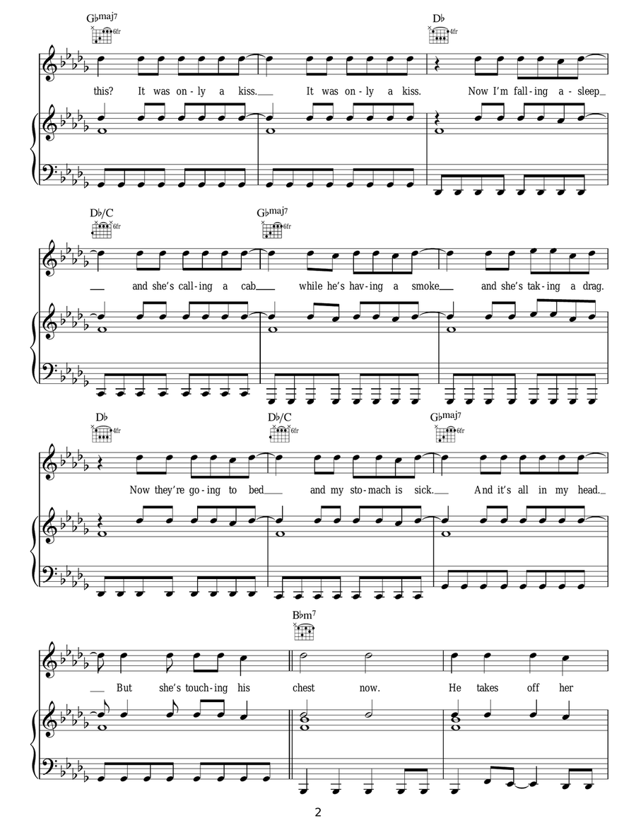 Mr. Brightside Mr. Brightside Acoustic Guitar scores gallery preview page 2