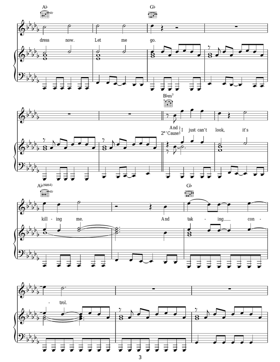 Mr. Brightside Mr. Brightside Acoustic Guitar scores gallery preview page 3