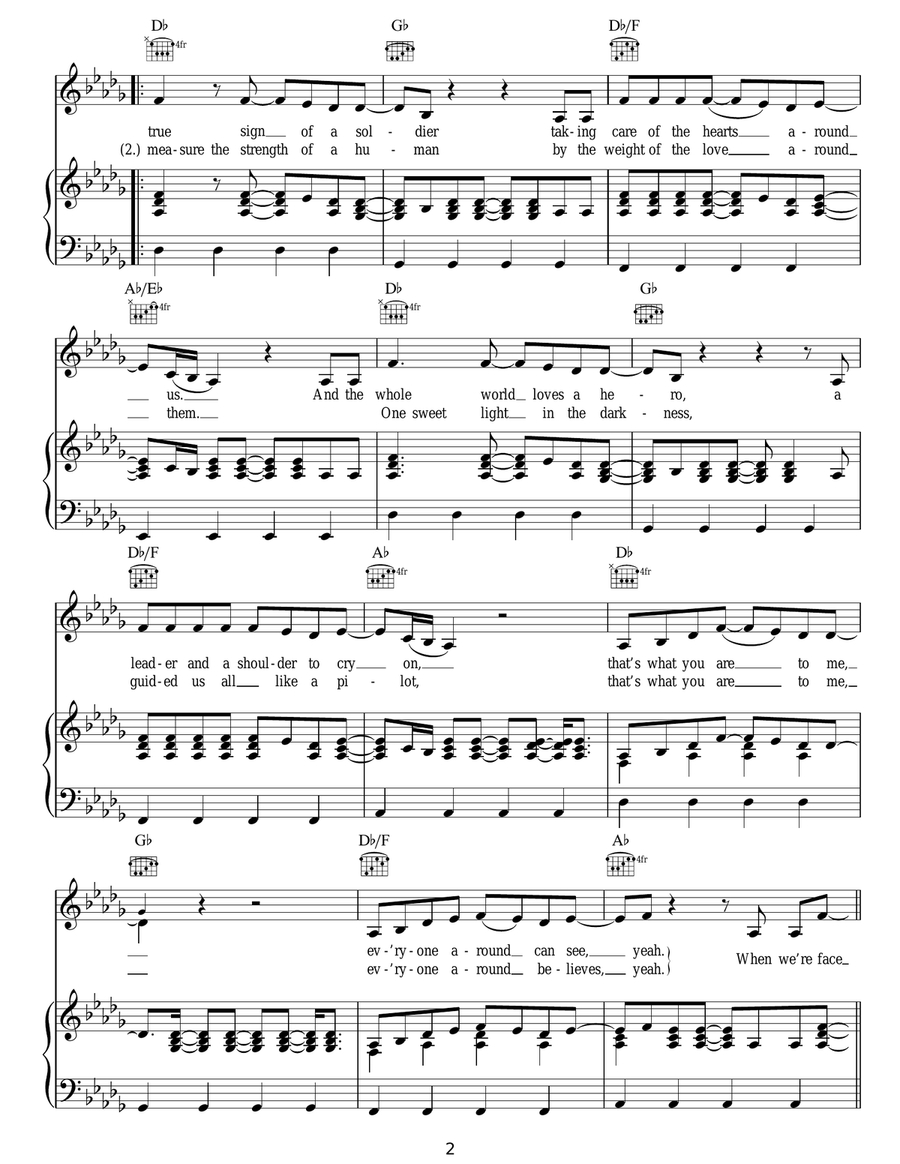 Face To Face Face To Face Acoustic Guitar scores gallery preview page 2