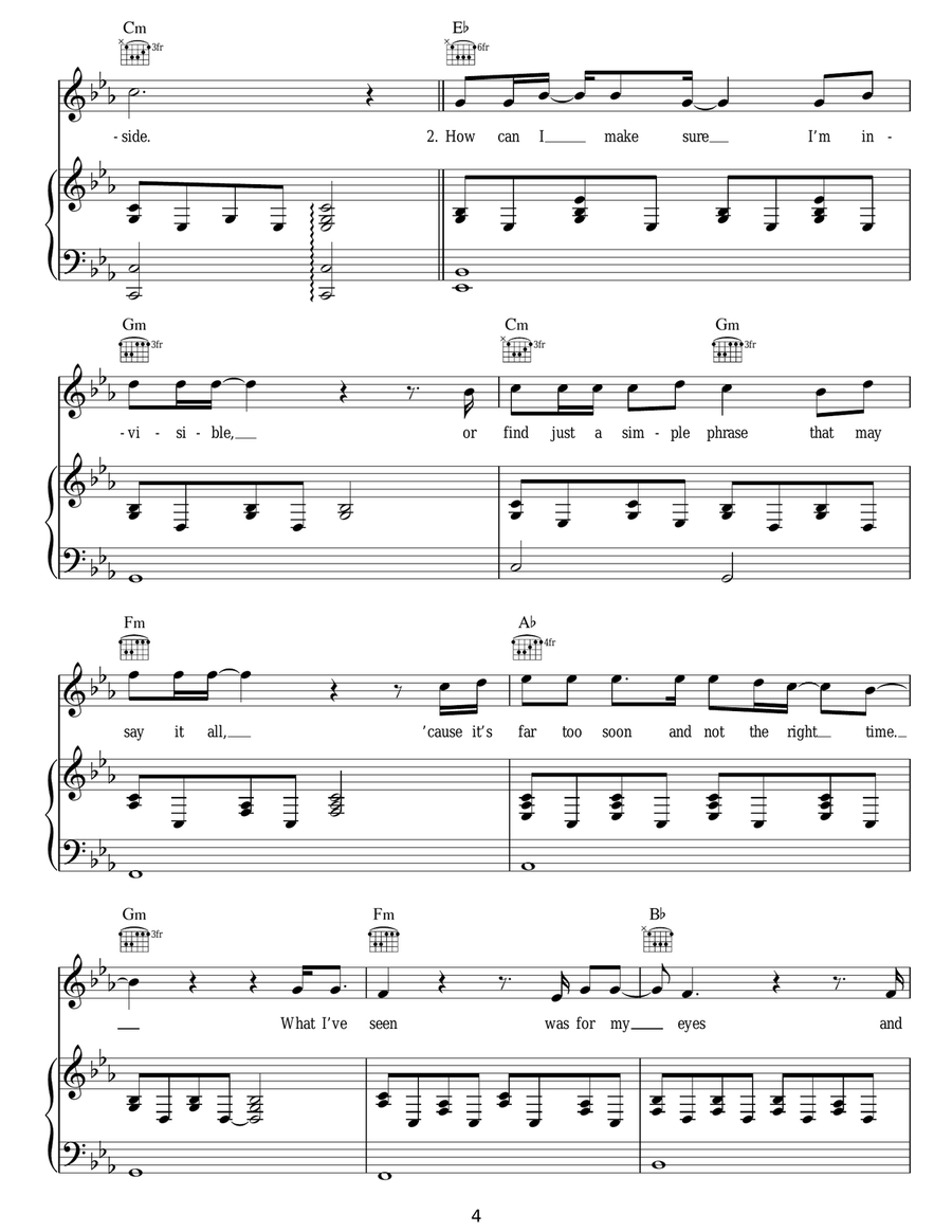 Dying Inside Dying Inside Acoustic Guitar scores gallery preview page 4