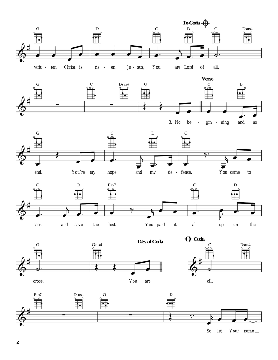 Stronger Stronger Ukulele scores gallery preview page 2