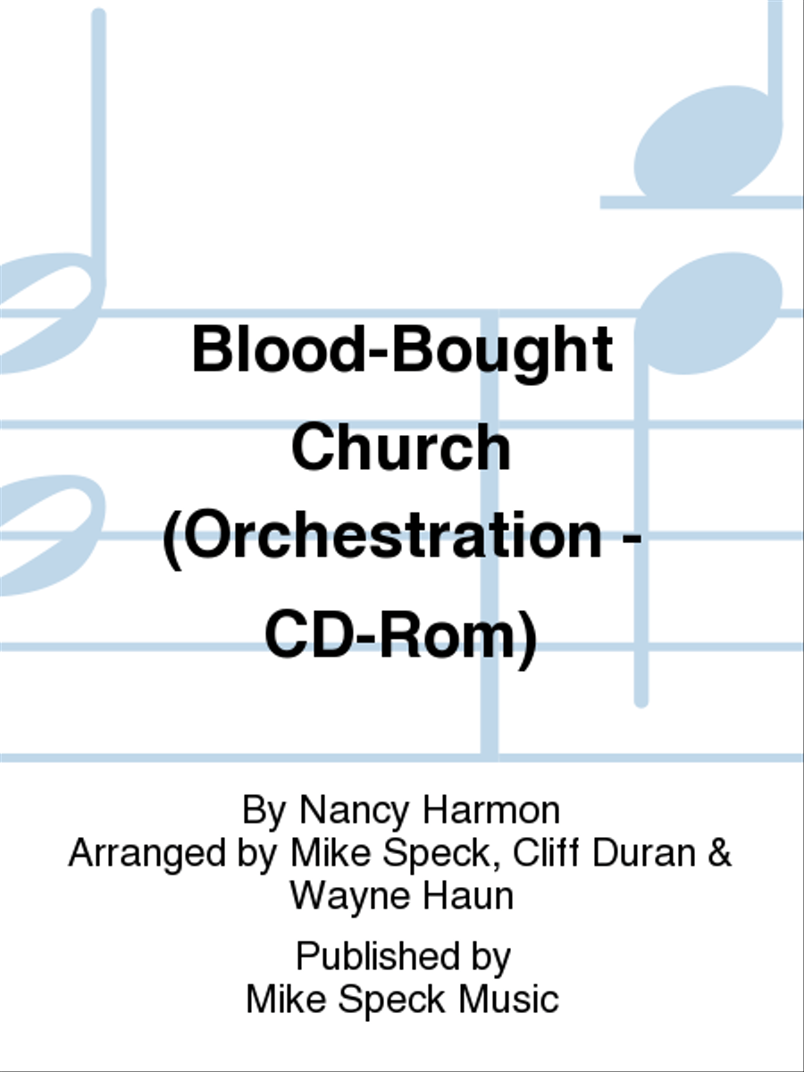 Blood-Bought Church (Orchestration - CD-Rom) 4-Part scores gallery preview page 1