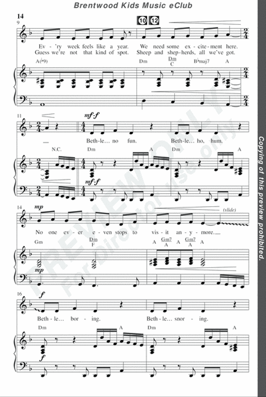 David's Dynasty - CD Preview Pak Choir scores gallery preview page 17