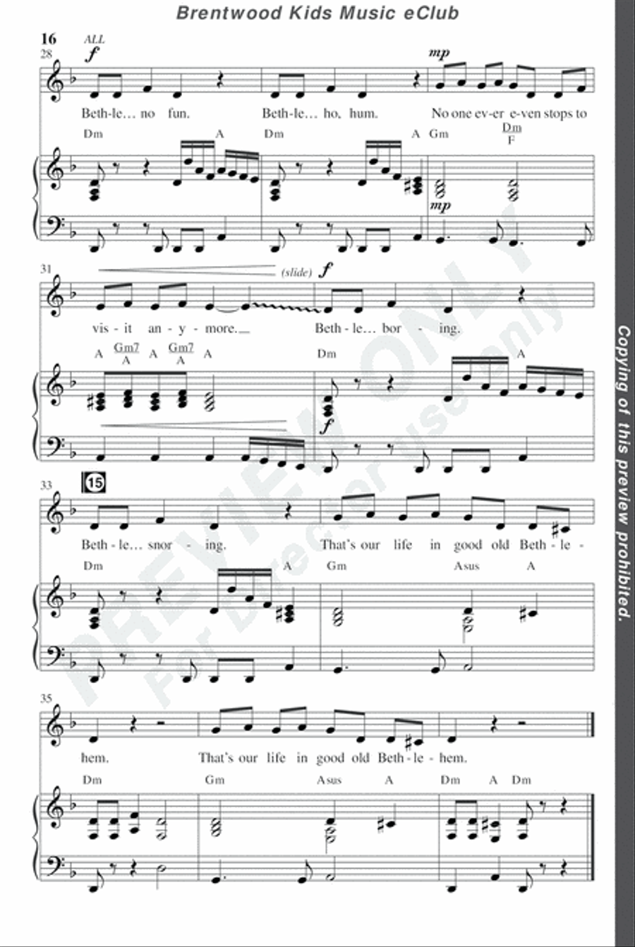 David's Dynasty - CD Preview Pak Choir scores gallery preview page 19