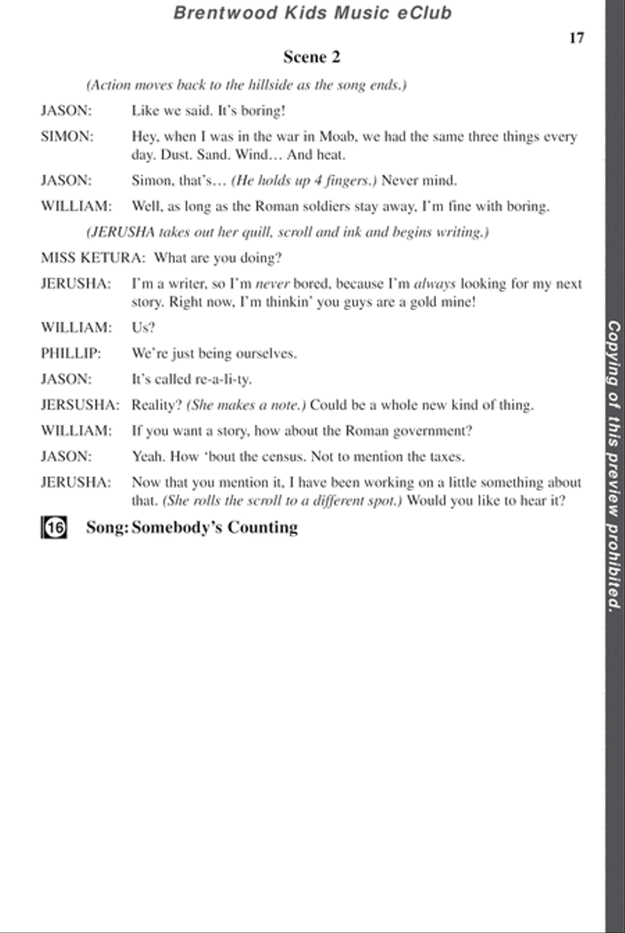 David's Dynasty - CD Preview Pak Choir scores gallery preview page 20