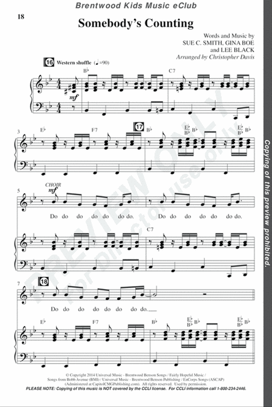 David's Dynasty - CD Preview Pak Choir scores gallery preview page 21