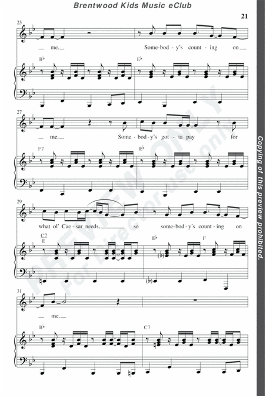 David's Dynasty - CD Preview Pak Choir scores gallery preview page 24