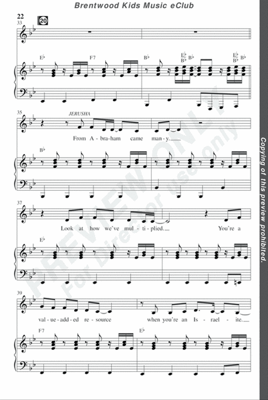 David's Dynasty - CD Preview Pak Choir scores gallery preview page 25