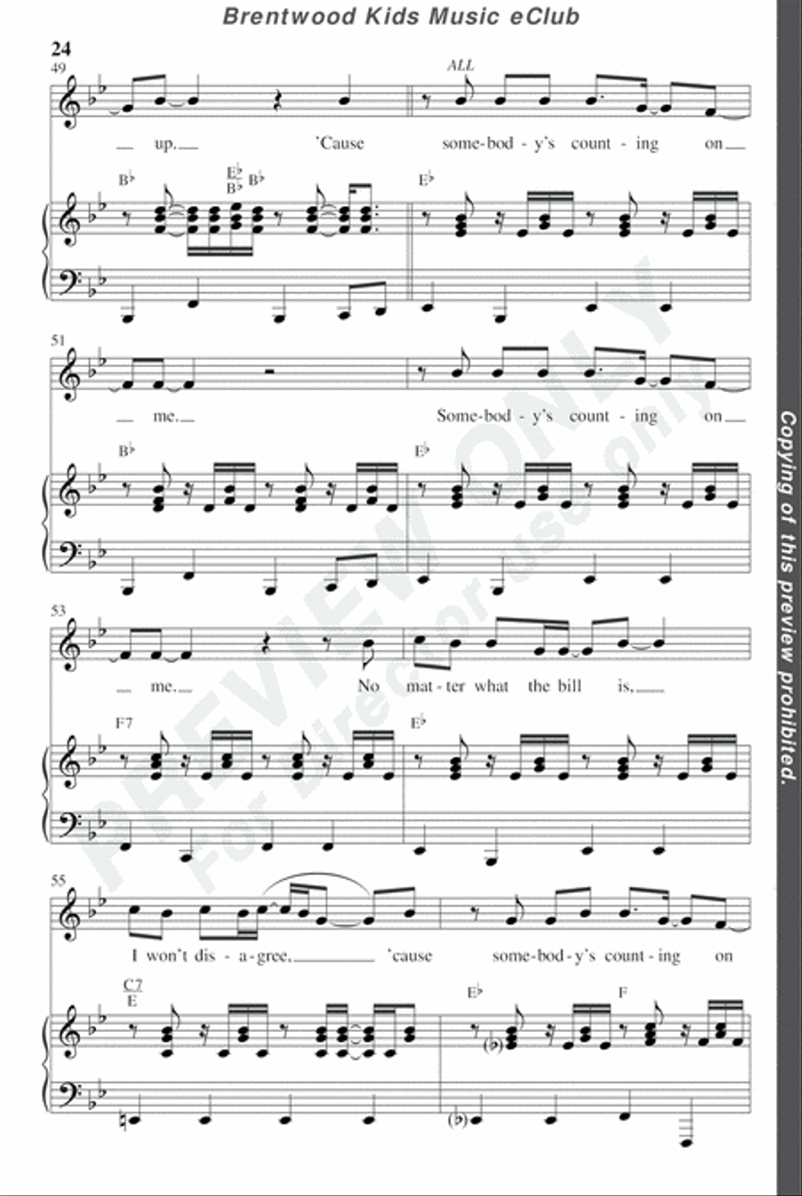 David's Dynasty - CD Preview Pak Choir scores gallery preview page 27