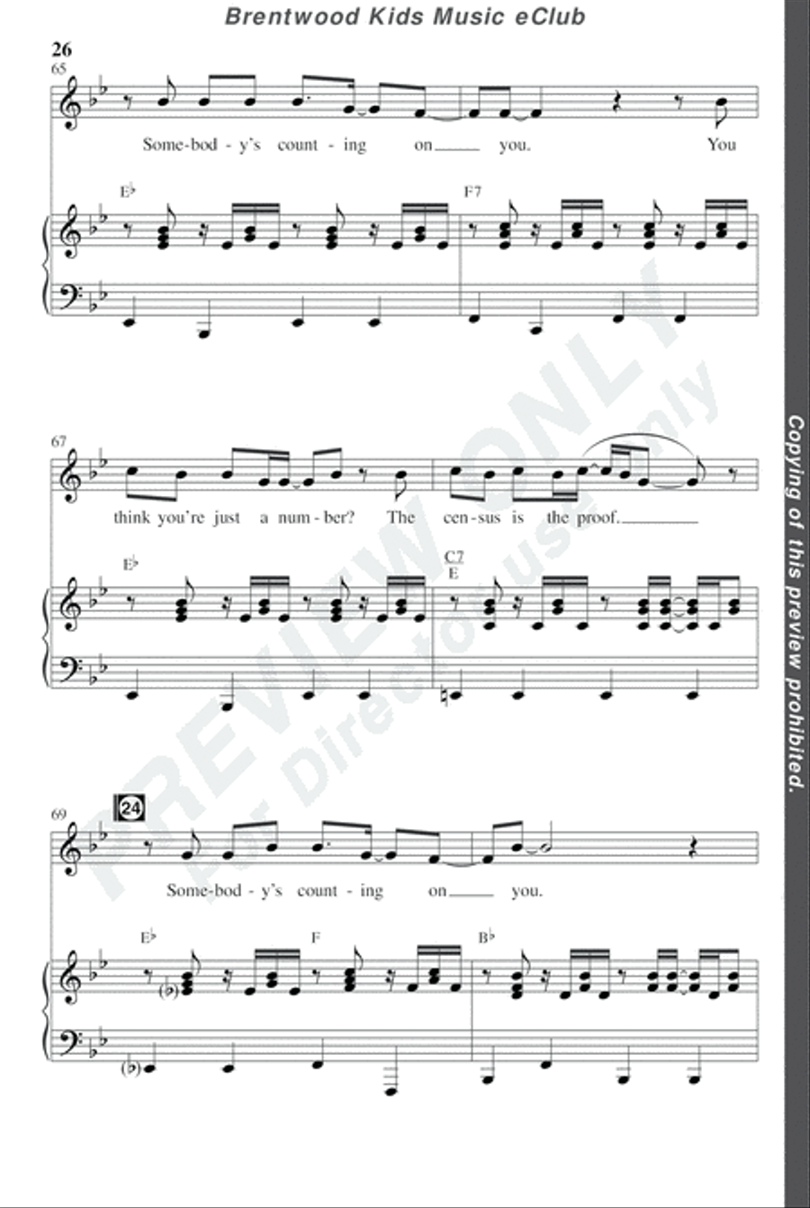 David's Dynasty - CD Preview Pak Choir scores gallery preview page 29