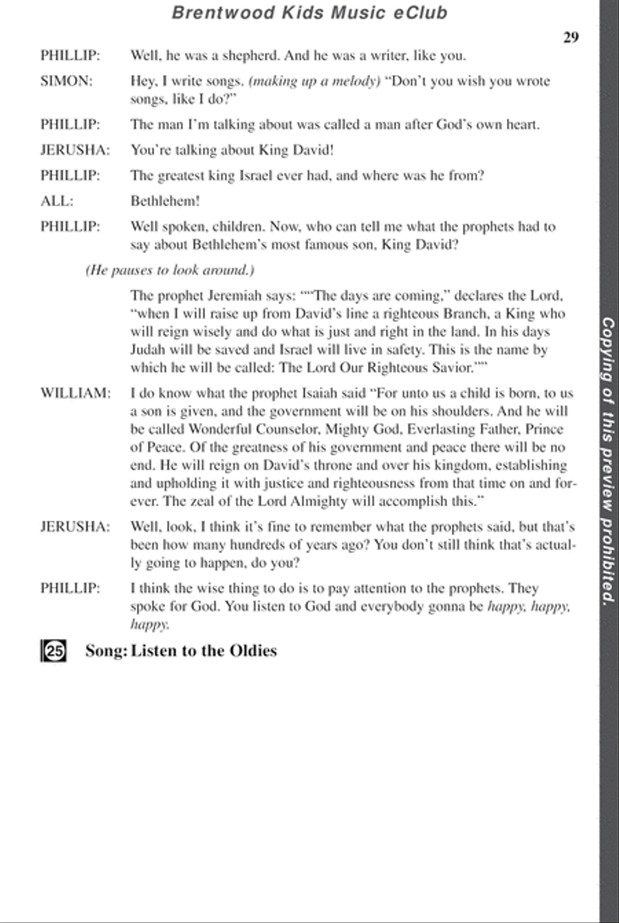 David's Dynasty - CD Preview Pak Choir scores gallery preview page 32