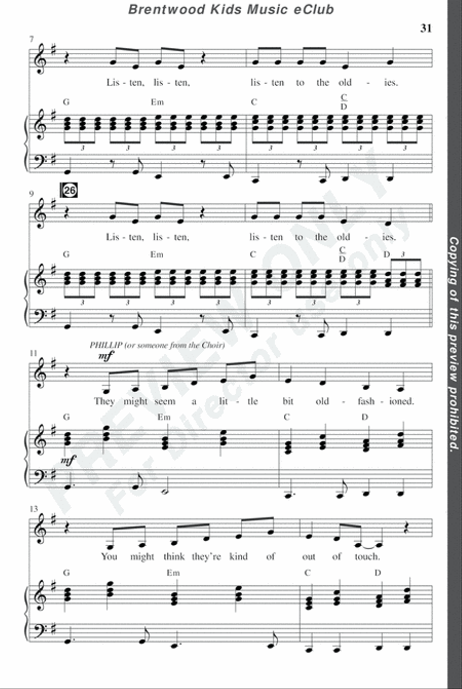David's Dynasty - CD Preview Pak Choir scores gallery preview page 34