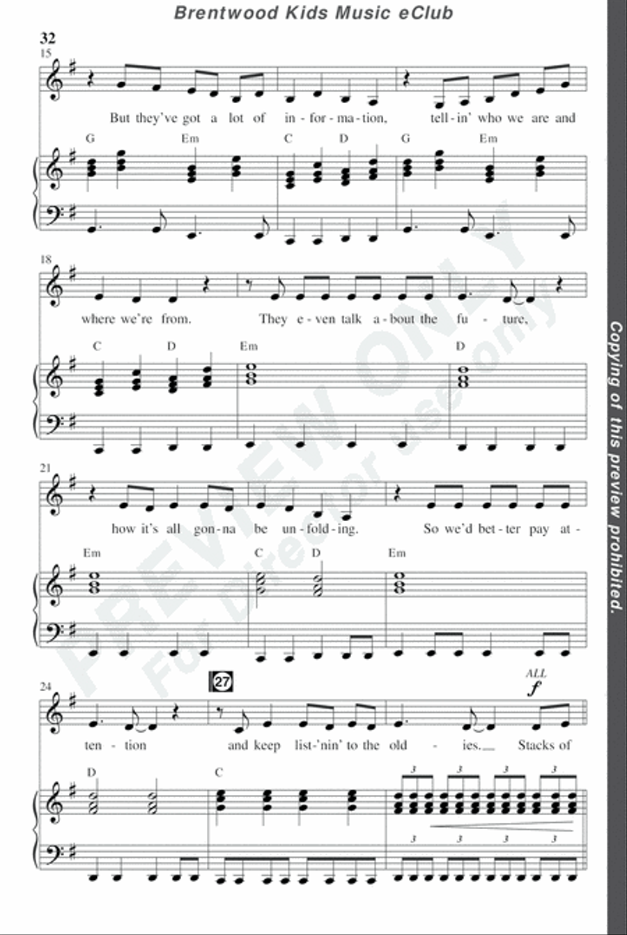 David's Dynasty - CD Preview Pak Choir scores gallery preview page 35