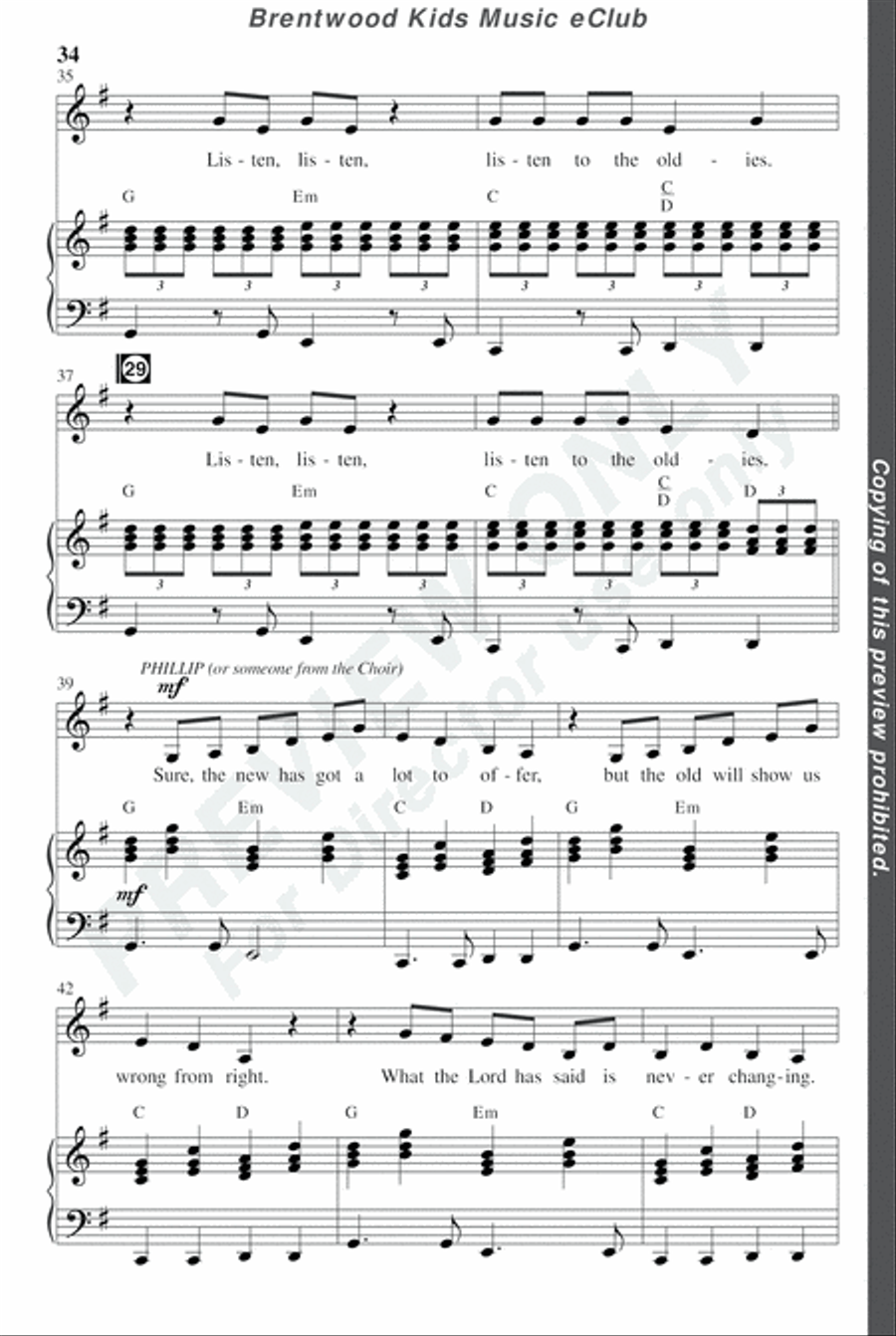 David's Dynasty - CD Preview Pak Choir scores gallery preview page 37