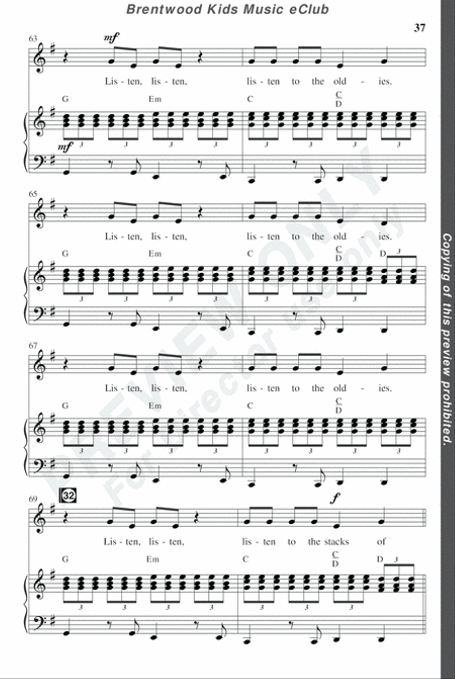 David's Dynasty - CD Preview Pak Choir scores gallery preview page 40