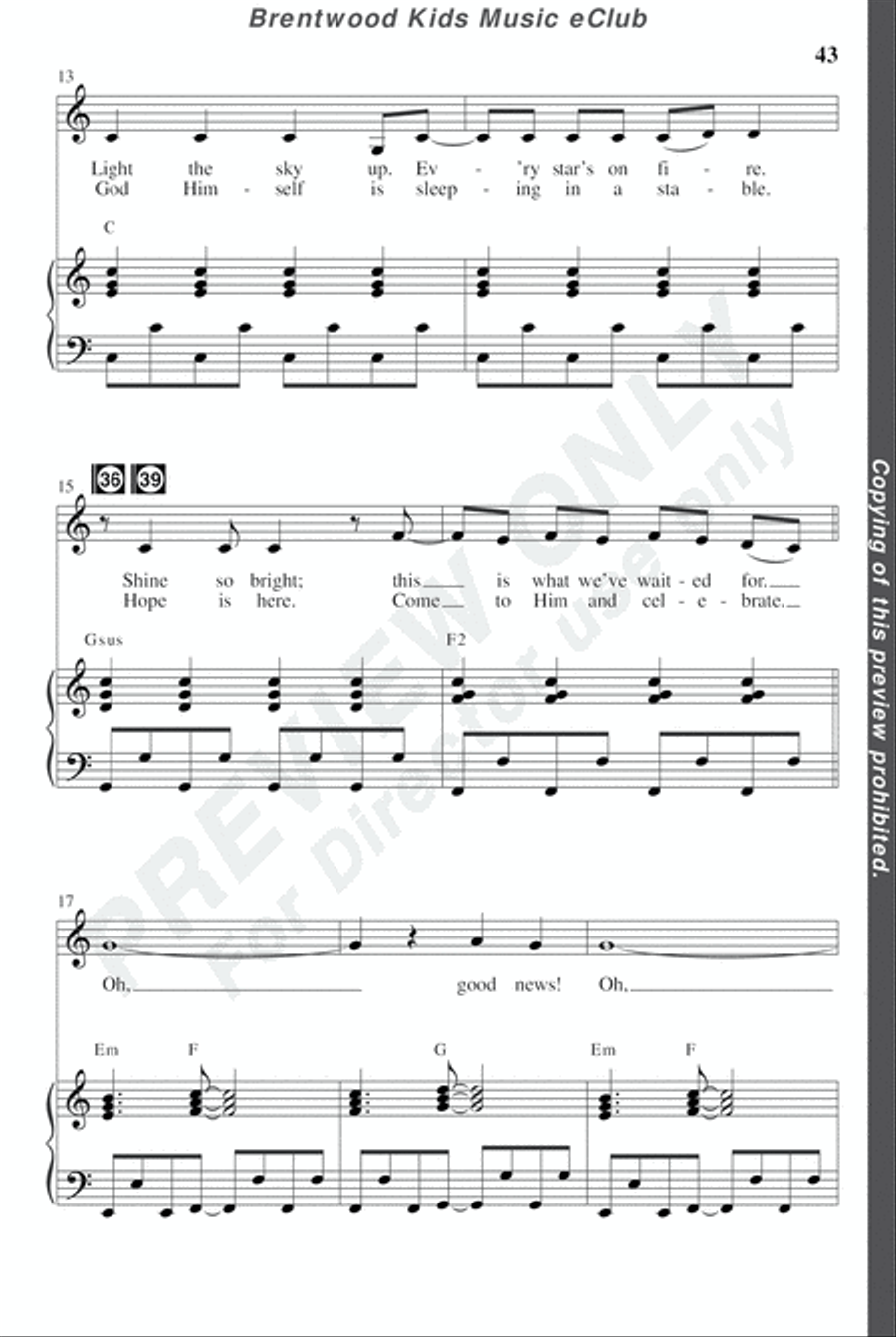 David's Dynasty - CD Preview Pak Choir scores gallery preview page 46