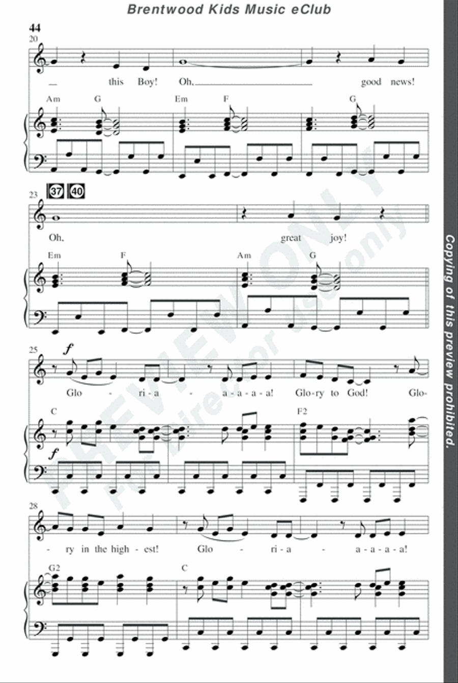 David's Dynasty - CD Preview Pak Choir scores gallery preview page 47