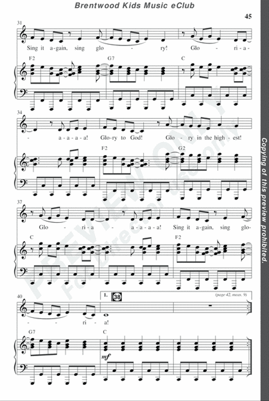 David's Dynasty - CD Preview Pak Choir scores gallery preview page 48
