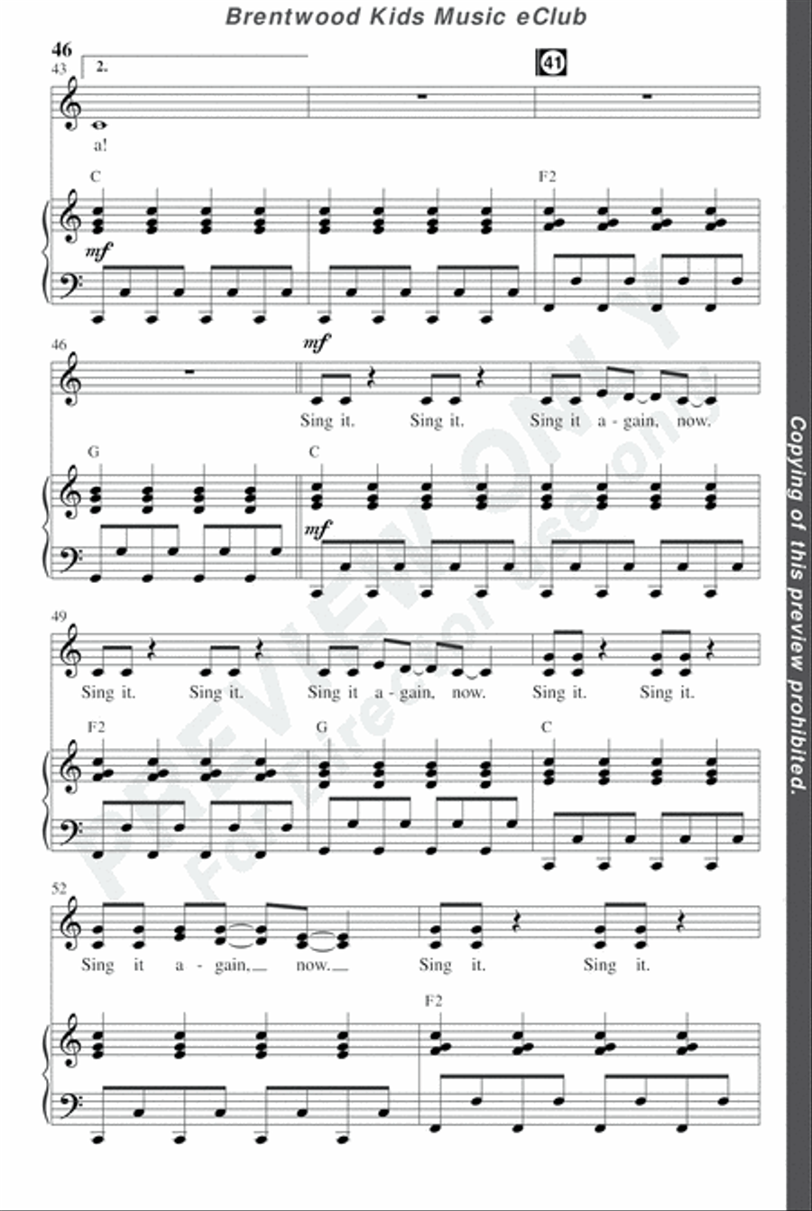 David's Dynasty - CD Preview Pak Choir scores gallery preview page 49