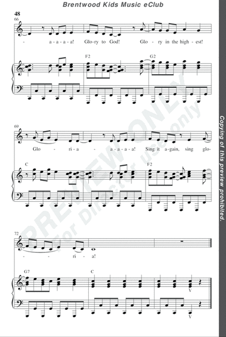 David's Dynasty - CD Preview Pak Choir scores gallery preview page 51