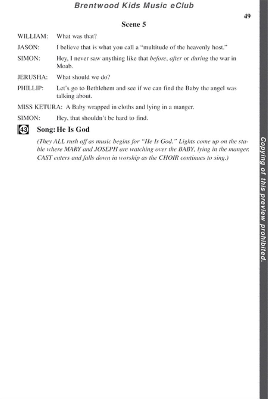 David's Dynasty - CD Preview Pak Choir scores gallery preview page 52