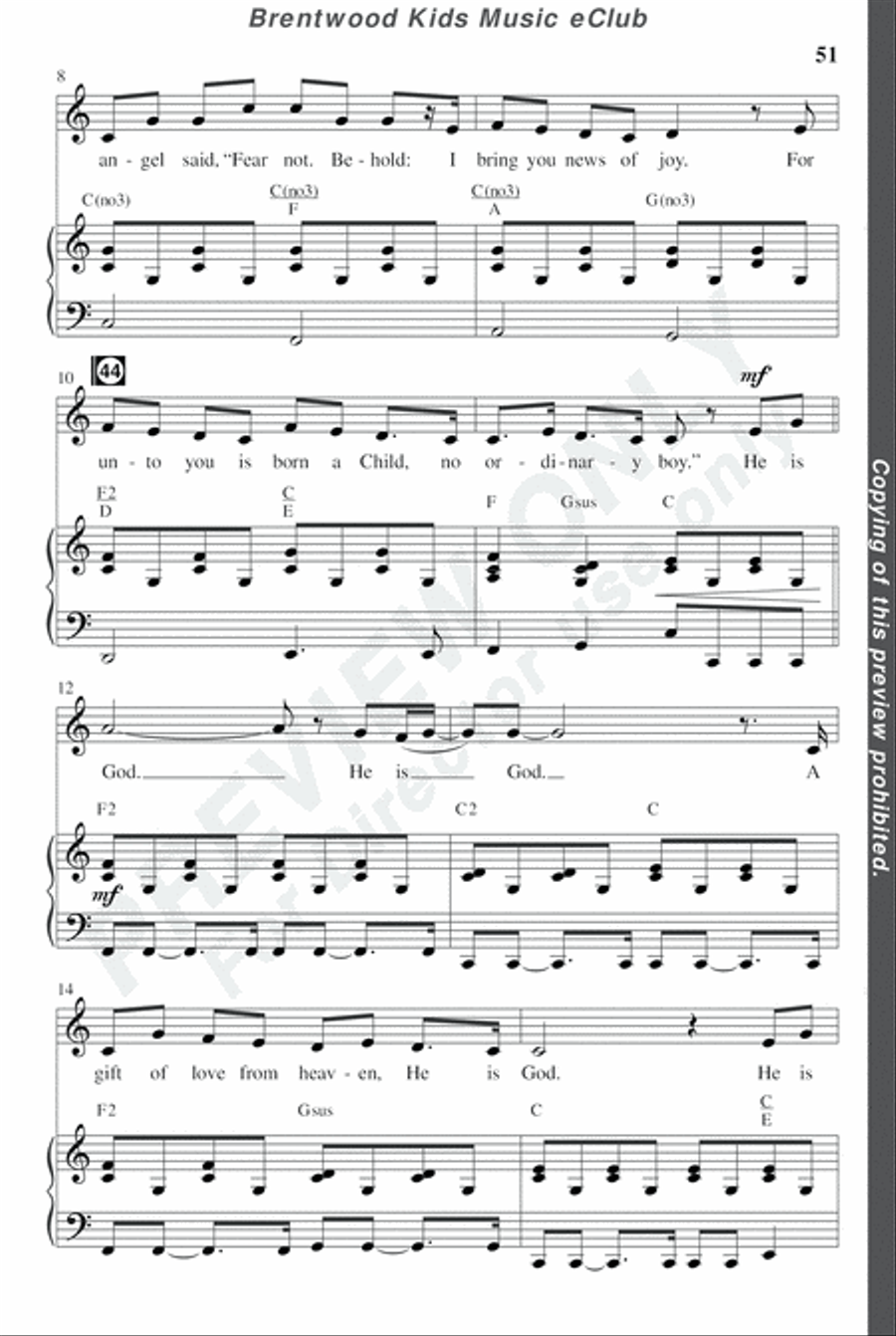 David's Dynasty - CD Preview Pak Choir scores gallery preview page 54