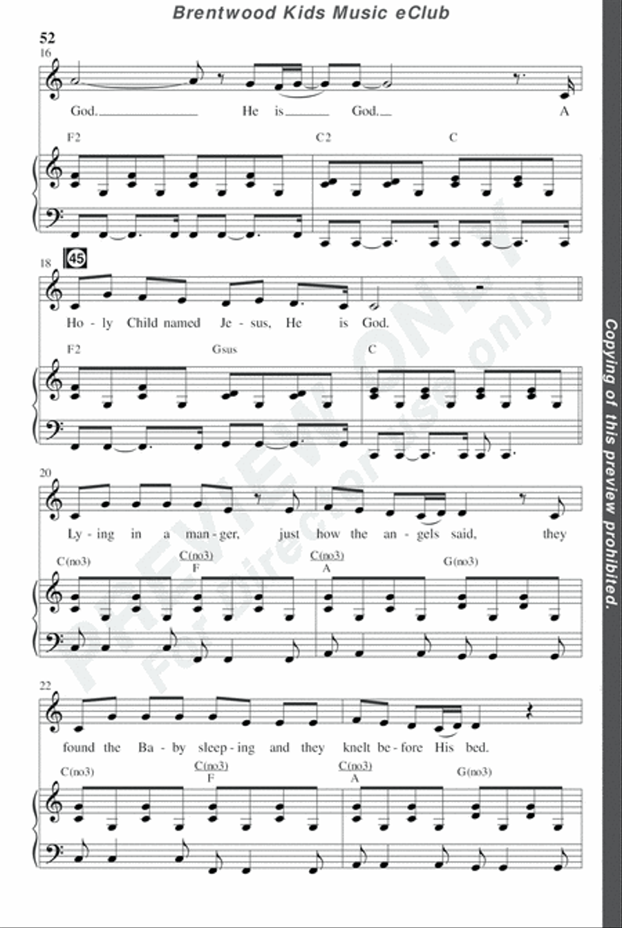 David's Dynasty - CD Preview Pak Choir scores gallery preview page 55