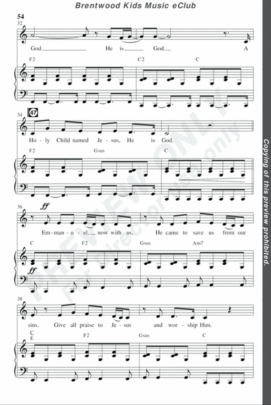 David's Dynasty - CD Preview Pak Choir scores gallery preview page 57
