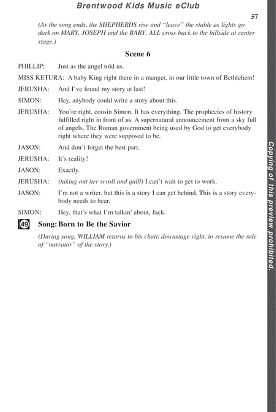 David's Dynasty - CD Preview Pak Choir scores gallery preview page 60