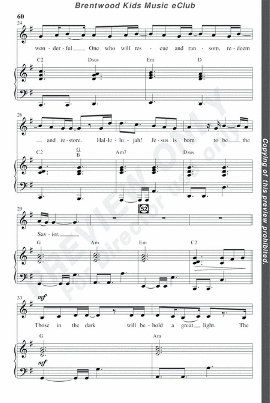 David's Dynasty - CD Preview Pak Choir scores gallery preview page 63