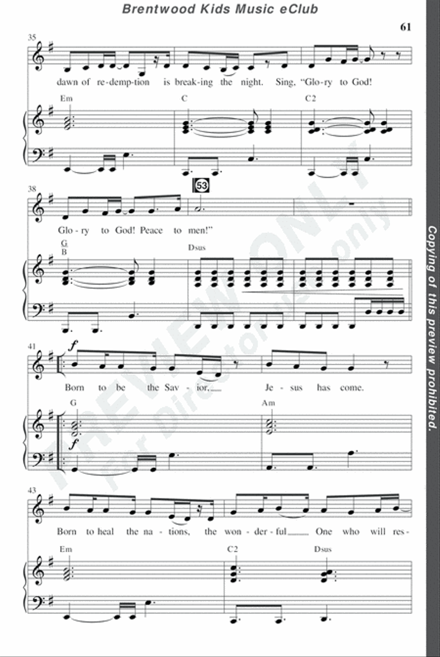 David's Dynasty - CD Preview Pak Choir scores gallery preview page 64