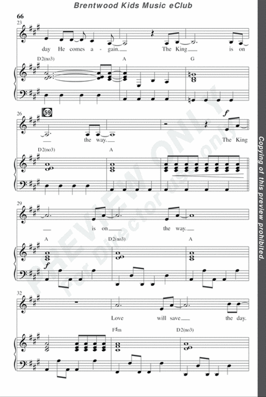 David's Dynasty - CD Preview Pak Choir scores gallery preview page 69