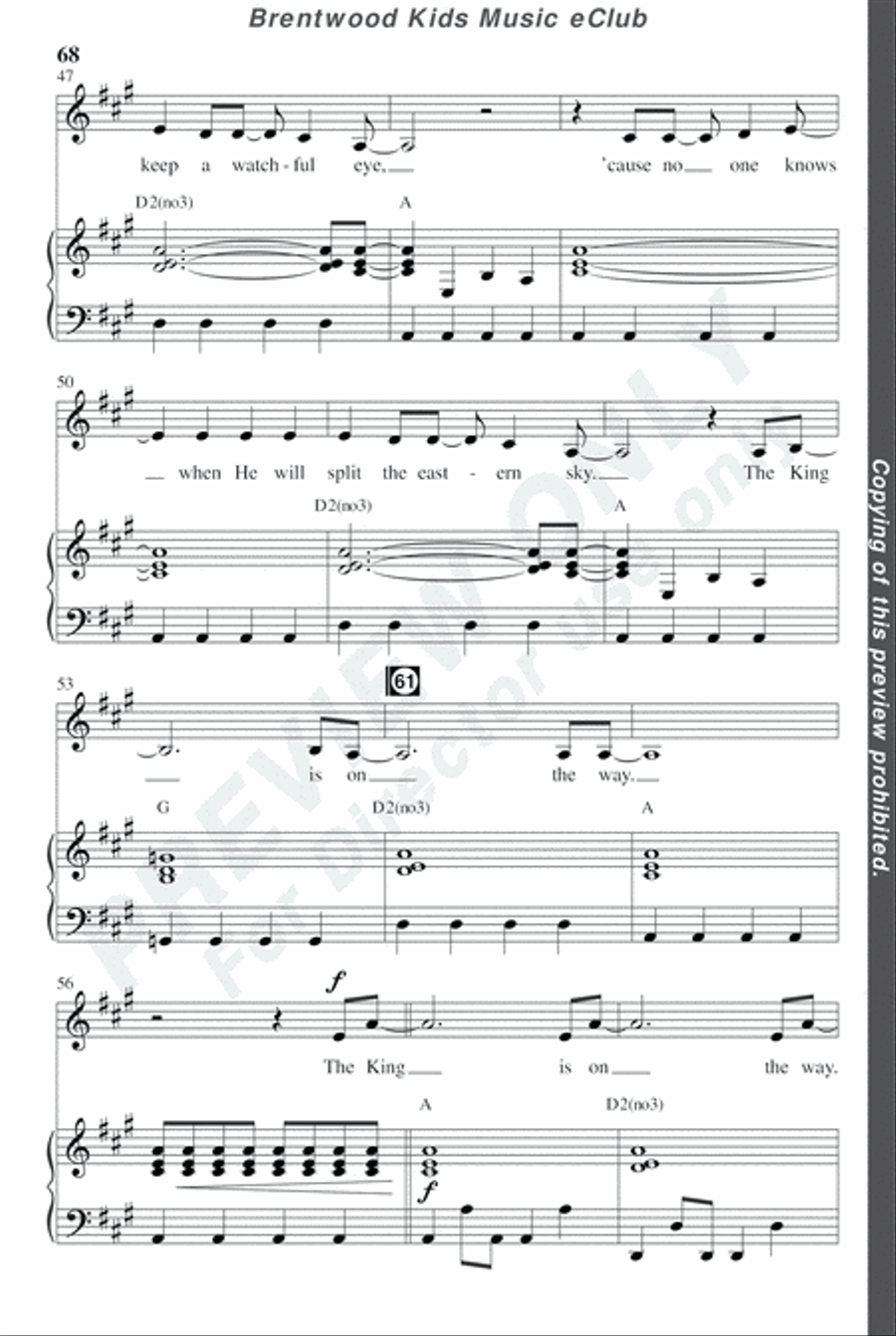 David's Dynasty - CD Preview Pak Choir scores gallery preview page 71